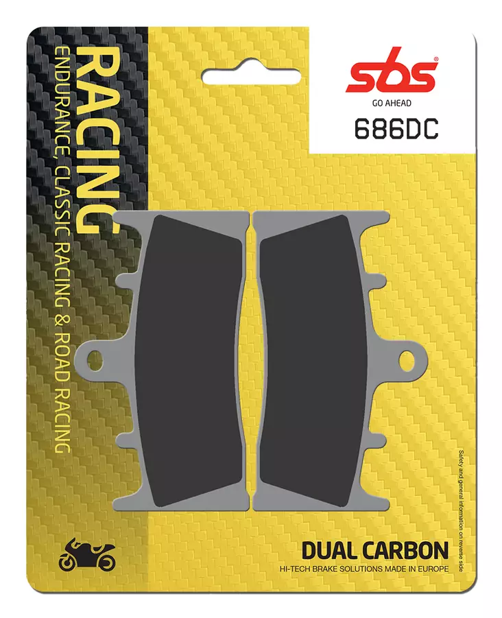 Sbs Jarrupalat Dual Carbon - Duell MP varaosat ja tarvikkeet - 123596 - 1
