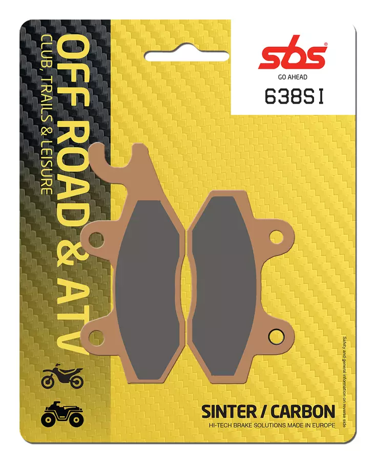 Sbs Jarrupalat Sintered Offroad - Duell MP varaosat ja tarvikkeet - 123156 - 1
