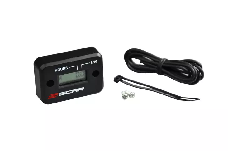 Scar Hour Meter Black color - Duell MP varaosat ja tarvikkeet - 75536 - 1