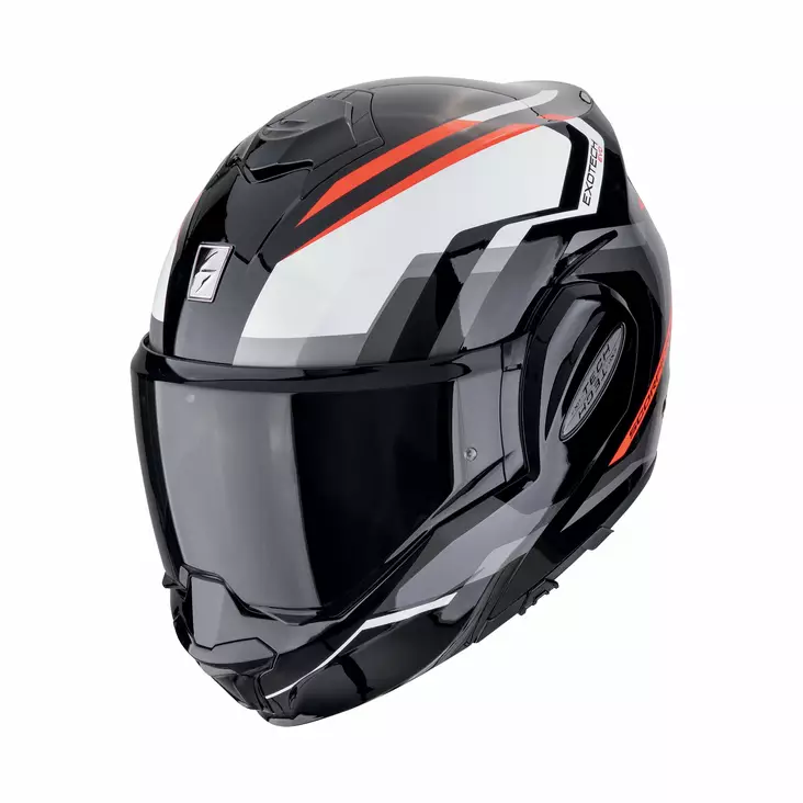 SCORPION Kypärä EXO-TECH EVO FURIO Musta-Punainen, S - Duell ajovarusteet - 51076 - 1