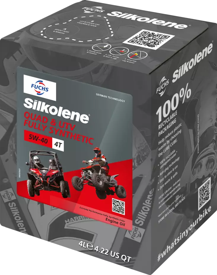 Silkolene Quad ATV 5W-40 4L CUBE (4) - Duell öljyt ja muut nesteet - 62816 - 1