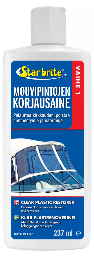 Star brite Muovipintojen naarmunpoisto 237ml (Vaihe 1) - Duell venetarvikkeet - 132646 - 1