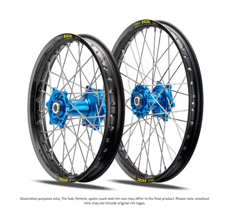 TALON Takapyörä 19x2 15 Pro Billet EXCEL YZF250/450 09- Sininen/musta - Duell MP varaosat ja tarvikkeet - 68606 - 1