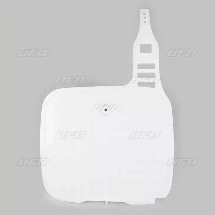 UFO Etunumerokilpi YZ125-490 86-91 Valkoinen 046 - Duell MP varaosat ja tarvikkeet - 48246 - 1