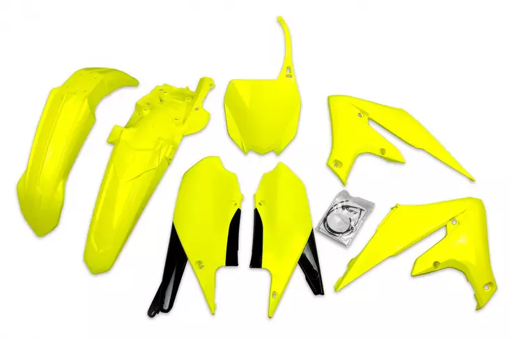 UFO Muovisarja 5-osainen Fluo Yellow DFLU YZ250F 19-23 YZ450F 18-22 - Duell MP varaosat ja tarvikkeet - 47336 - 1