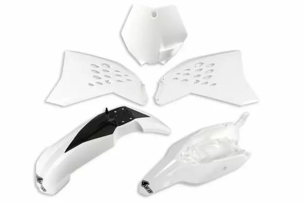 UFO Muovisarja 5-osainen Valkoinen 047 KTM SX65 12-15 - Duell MP varaosat ja tarvikkeet - 47916 - 1