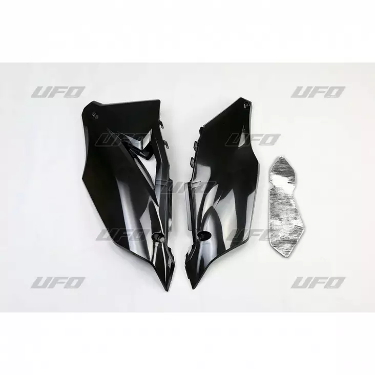 UFO Side panels KX250F 21-24 KX450F 19-23 Black 001 - Duell MP varaosat ja tarvikkeet - 48966 - 1