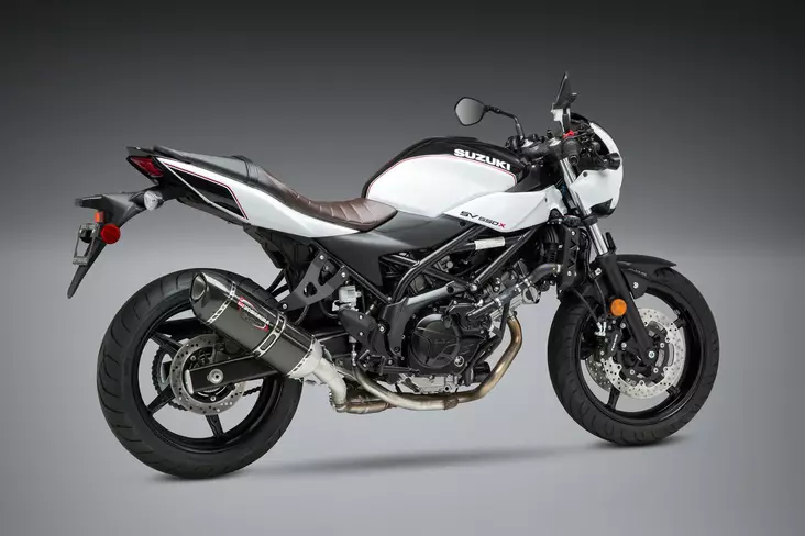 Yoshimura Slip-On Suzuki Sv650 2017-20 / Sv650X 20 Street Alpha So Ss-Cf-Cf Wor - Duell MP varaosat ja tarvikkeet - 113366 - 1