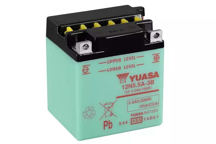 Yuasa akku 12N5.5A-3B (cp) Happopatruuna mukana (6) - Duell muut varaosat ja tarvikkeet - 131866 - 1
