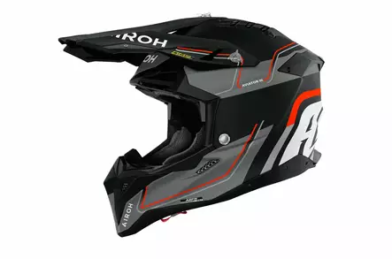 Airoh Kypärä Aviator 3 Leader Oranssi matta, S - Duell ajovarusteet - 60236 - 1