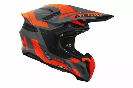 Airoh Kypärä Twist 3 Dynasty Oranssi matta, L - Duell ajovarusteet - 60156 - 1