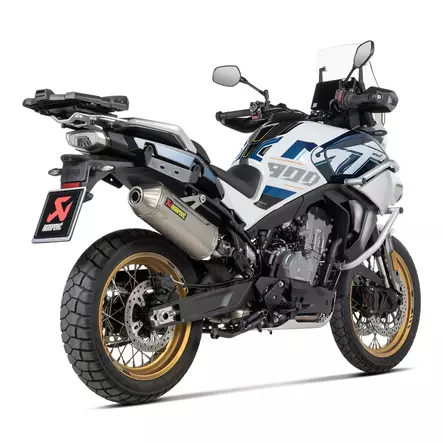Akrapovic Slip-On Line Äänenvaimennin CFMOTO 800MT - Titaani - Moottoripyörän pakoputket - 141506 - 2
