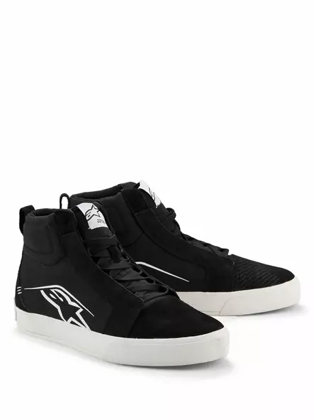 Alpinestars Ajokenkä Ride -63 Canvas Musta/Valkoinen, 44 - Duell ajovarusteet - 37696 - 1