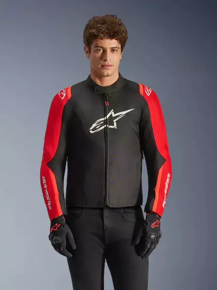 Alpinestars Ajotakki T-SPS v2 Vedenpitävä Musta/Punainen Fluo, 3XL - Duell ajovarusteet - 42966 - 1