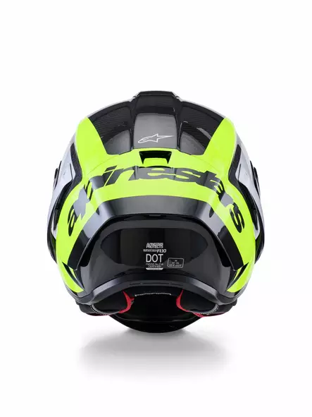 Alpinestars Kypärä Supertech S-R10 Arius Musta/Silver/Fluo Keltainen, M - Duell ajovarusteet - 36206 - 1