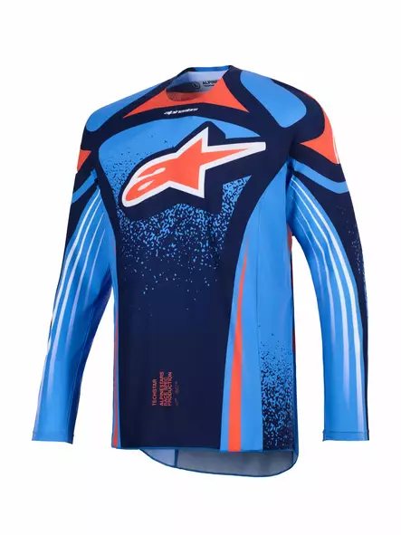 Alpinestars Paita Techstar Nomur Laiv.sininen/Oranssi/UCLA Sininen XL - Duell ajovarusteet - 43076 - 1