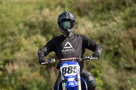 AMOQ Ascent Comp Ajopaita Musta-Valkoinen, L - Duell ajovarusteet - 52186 - 1