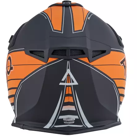 AMOQ Meteor V2 Kypärä Axis Musta/Oranssi, S - Duell ajovarusteet - 51146 - 1