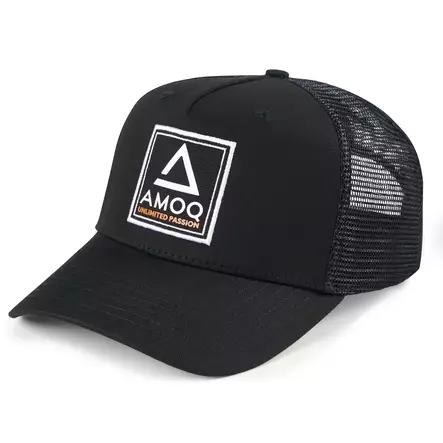AMOQ Trucker Lippis Musta One Size - Duell ajovarusteet - 51546 - 1
