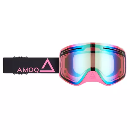 AMOQ Vision Vent+ Magnetic Ajolasit Musta-Pinkki - Kulta Peili - Duell ajovarusteet - 52966 - 1