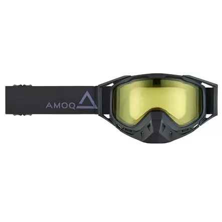 AMOQ Youth Snow Goggles Black-Grey yellow lens - Duell ajovarusteet - 51166 - 1
