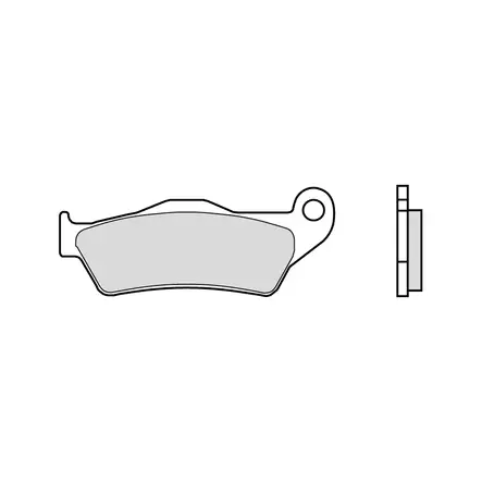 Brembo Jarrupalat Eteen Sintered - Duell MP varaosat ja tarvikkeet - 122866 - 1