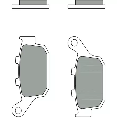 Brembo Jarrupalat Taakse Sintered Road - Duell MP varaosat ja tarvikkeet - 122056 - 1