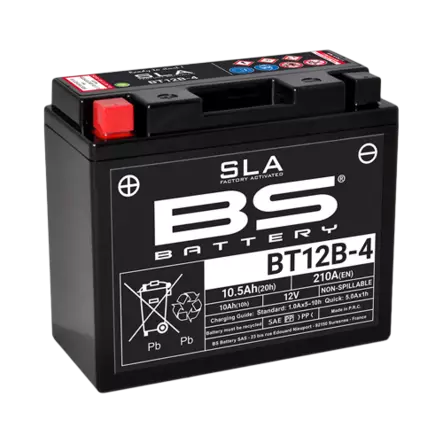 BS Battery BT12B-4 (FA) SLA - Sealed & Activated - Duell muut varaosat ja tarvikkeet - 131486 - 1