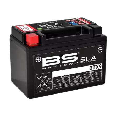 BS Battery BTX9 (FA) SLA - Sealed & Activated - Duell muut varaosat ja tarvikkeet - 131436 - 1