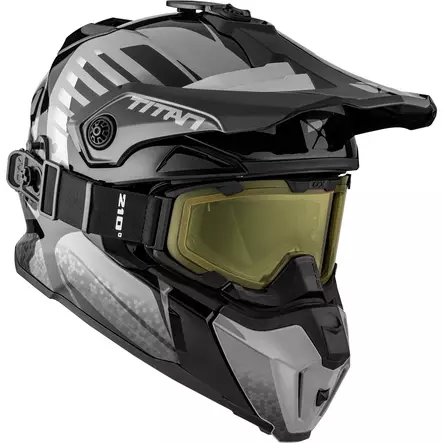 CKX Kypärä + Goggles TITAN Avid Harmaa S - Duell ajovarusteet - 59646 - 1