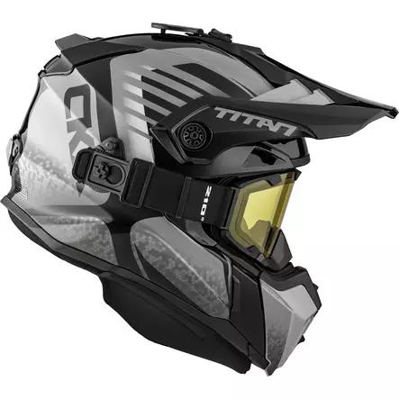 CKX Kypärä + Goggles TITAN Avid Harmaa S - Duell ajovarusteet - 59646 - 1
