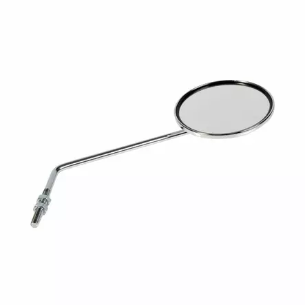 Forte Peili Vasen / Oikea Yleismalli Kromi Suoralasi M8 - Pantakiinnitys - Duell mopojen varaosat ja tarvikkeet - 114546 - 1