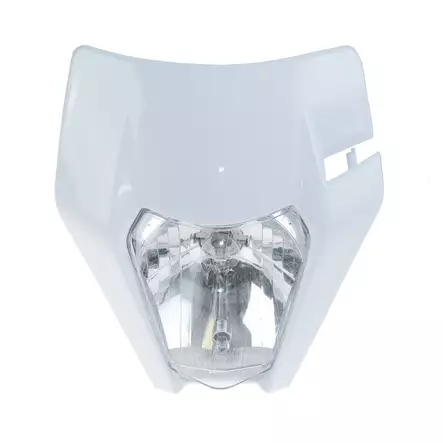 Forte Valomaski KTM-Style 17- Valkoinen sis. Kiinnityslenkit - Duell mopojen varaosat ja tarvikkeet - 114826 - 1