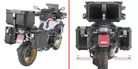Givi Pannier Holder Bmw R1250Gs (19-23) - Duell MP varaosat ja tarvikkeet - 103076 - 1