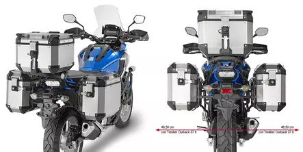 Givi putkisivutelineet Trekker Outback NC750X 16- - Duell MP varaosat ja tarvikkeet - 102796 - 1