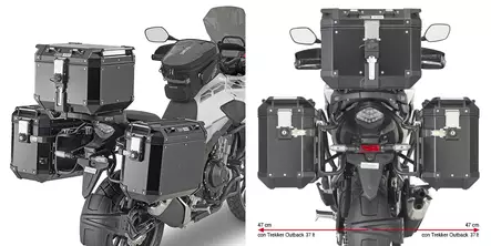 GIVI RAPID RELEASE SIDE CASE HOLDER - Duell MP varaosat ja tarvikkeet - 102386 - 1