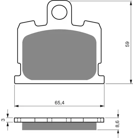 GOLDFREN Jarrupalat 151 Ceramic carbon AD - Duell MP varaosat ja tarvikkeet - 67496 - 1
