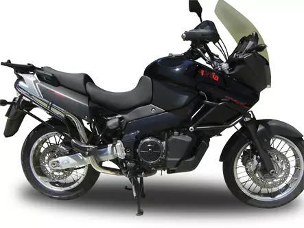 GPR Aprilia Etv Caponord 1000 Rally 2001/07 Pair of EC-Approv. slip-on exhaust - Duell MP varaosat ja tarvikkeet - 111616 - 1