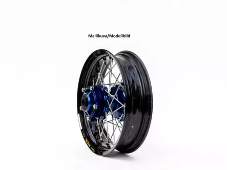 Haan wheel SX&SXF MODELS 13-15 17-4,50 BLUE HUB/BLACK RIM - Duell MP varaosat ja tarvikkeet - 63646 - 1