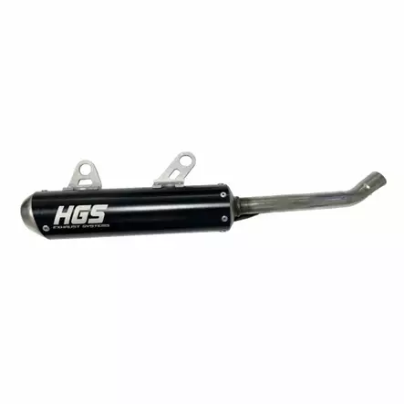HGS Äänenvaimennin 2T Racing KTM65 TC65 MC65 16-23 Musta - Duell MP varaosat ja tarvikkeet - 68526 - 1