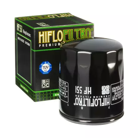 HiFlo öljynsuodatin HF551 - Duell MP varaosat ja tarvikkeet - 128696 - 1
