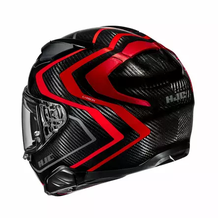 HJC Kypärä F71 Carbon Nevio Musta/Punainen MC1 S - Duell ajovarusteet - 56816 - 1