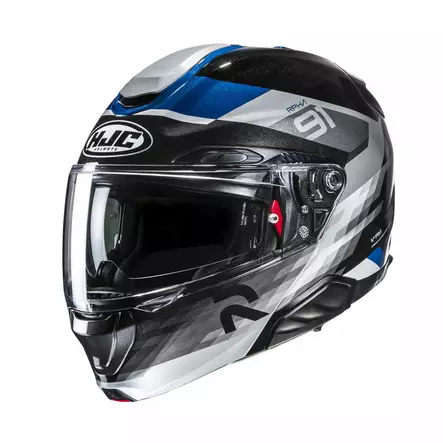 HJC Kypärä RPHA 91 Madal Musta/Sininen MC2, 2XL - Duell ajovarusteet - 56086 - 1