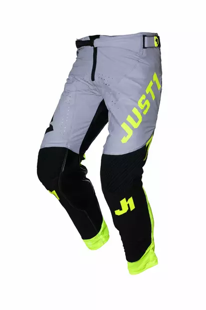 Just1 Housut J-Flex 2.0 District Harmaa/Keltainen Fluo/Musta, 28 - Duell ajovarusteet - 57326 - 1