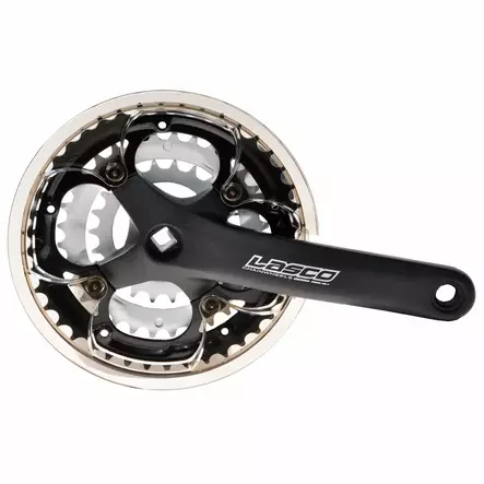 Kampipari LASCO 42/32/22 175mm alu nelikantti 110-113mm akseli ketjusuoja - Duell polkupyörien varaosat ja tarvikkeet - 37456 - 1