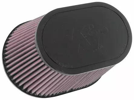 K&N Universal Clamp-On Air Filter Oval Flg: 6-1/4" X 4" 7-7/8" X 5-1/2"B 6-1/4 - Duell MP varaosat ja tarvikkeet - 127136 - 1
