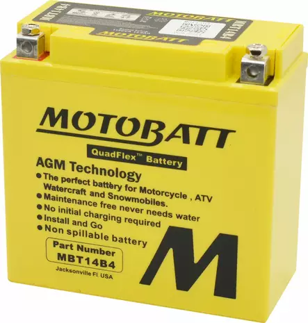 Motobatt MBT14B4 akku - Duell muut varaosat ja tarvikkeet - 131166 - 1