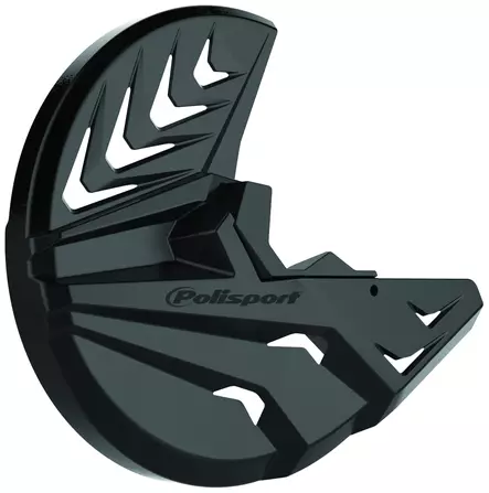 Polisport Disk w/bottom fork prot KX250F(13-19) KX450F(15-18) black/black (8) - Duell MP varaosat ja tarvikkeet - 129336 - 1