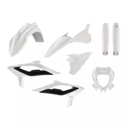 Polisport Full kit Beta RR 250/300 2T 350/400/450 4T (23-24) White (1) - Duell MP varaosat ja tarvikkeet - 129746 - 1