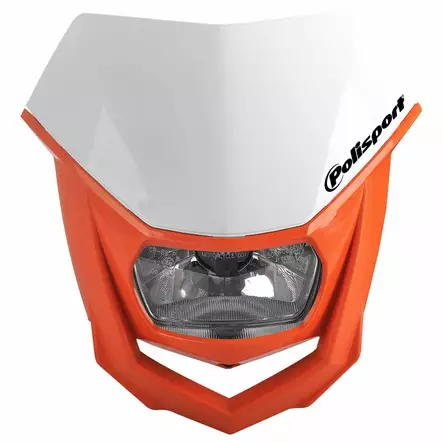 Polisport HALO Headlight White/orange (8) - Duell MP varaosat ja tarvikkeet - 131326 - 1